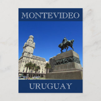 montevideo plaza uruguay briefkaart
