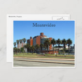 montevideo rambla briefkaart (Voorkant / Achterkant)
