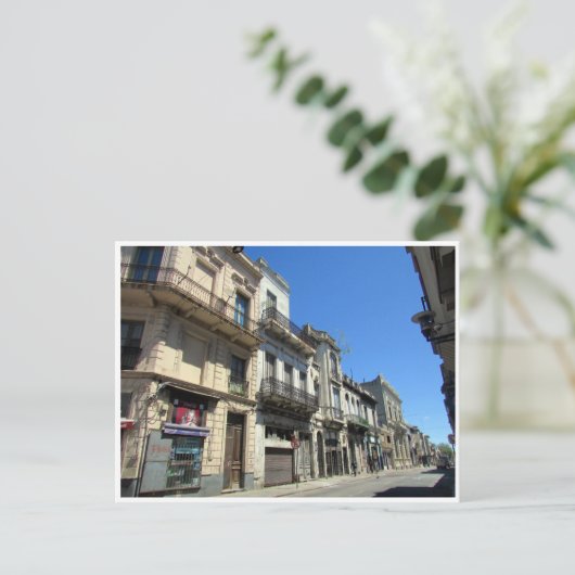 montevideo straten briefkaart (Staand voorkant)