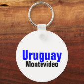 Montevideo,Uruguay Aangepaste Collectie Sleutelhanger (Voorkant)