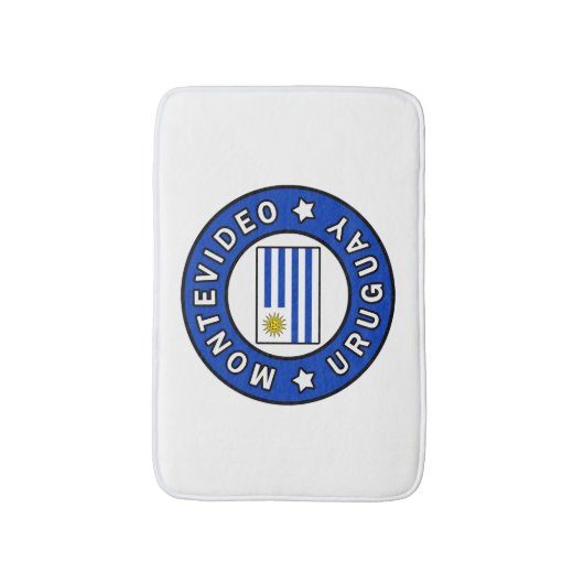 Montevideo Uruguay Badmat (Voorkant Verticaal)