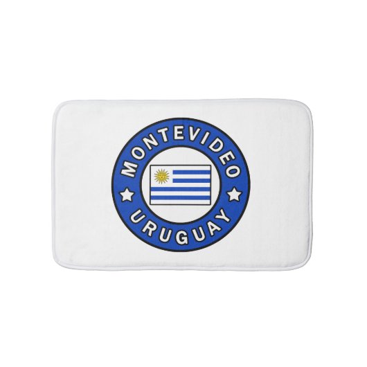 Montevideo Uruguay Badmat (Voorkant)