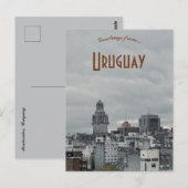 Montevideo Uruguay Briefkaart (Voorkant / Achterkant)