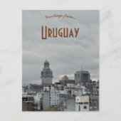 Montevideo Uruguay Briefkaart (Voorkant)