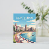 Montevideo Uruguay Briefkaart (Staand voorkant)