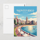 Montevideo Uruguay Briefkaart (Voorkant / Achterkant)