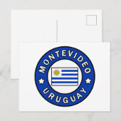 Montevideo Uruguay Briefkaart (Voorkant / Achterkant)