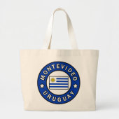 Montevideo Uruguay Grote Tote Bag (Voorkant)