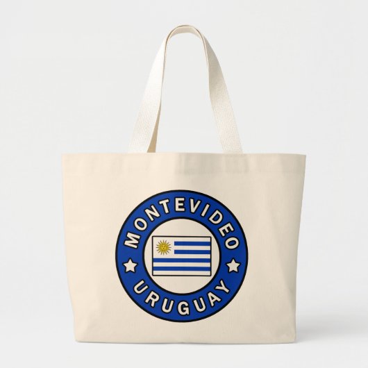 Montevideo Uruguay Grote Tote Bag (Voorkant)