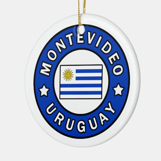 Montevideo Uruguay Keramisch Ornament (Links)