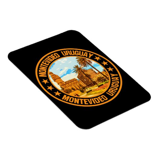 Montevideo Uruguay Magneet (Rechterzijde)