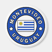 Montevideo Uruguay Magneet (Voorkant)
