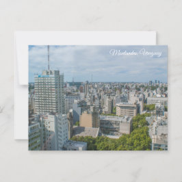 Montevideo, Uruguay, Mirador Panorámico  Briefkaart