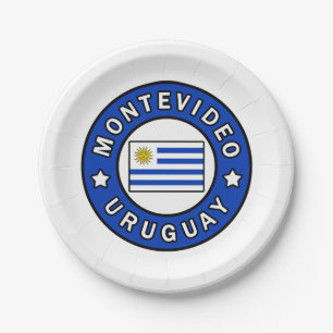 Montevideo Uruguay Papieren Bordje