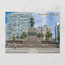 Montevideo, Uruguay, Plaza Independencia Briefkaart
