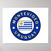 Montevideo Uruguay Poster (Voorkant)