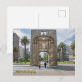Montevideo, Uruguay, Puerta de la Ciudadela Briefkaart (Voorkant / Achterkant)