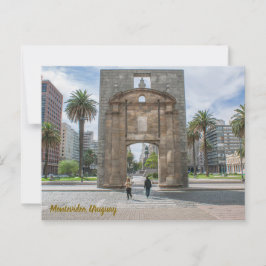 Montevideo, Uruguay, Puerta de la Ciudadela Briefkaart