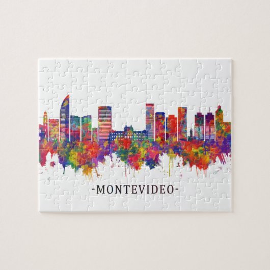 Montevideo Uruguay Skyline Legpuzzel (Horizontaal)