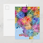 Montevideo Uruguay Stadsplattegrond Briefkaart (Voorkant / Achterkant)