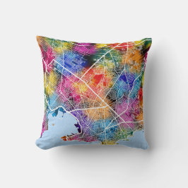 Montevideo Uruguay Stadsplattegrond Kussen