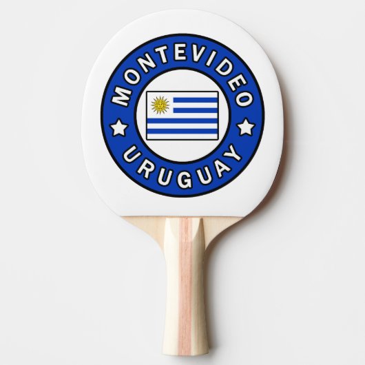 Montevideo Uruguay Tafeltennisbatje (Voorkant)