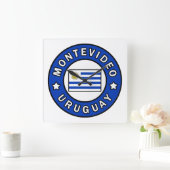 Montevideo Uruguay Vierkante Klok (Huis)