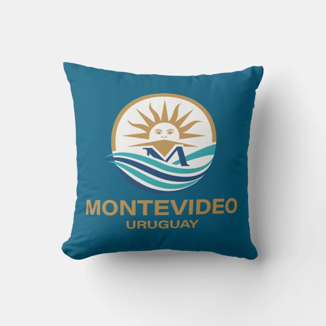 Montevideo Uruguay Zuid-Amerika Kussen (Voorkant)