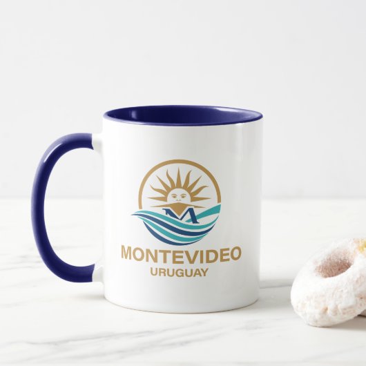 Montevideo Uruguay Zuid-Amerika Mok (Met donut)