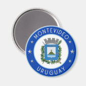 Montevideobekleding van wapens magneet (Voorkant / Achterkant)