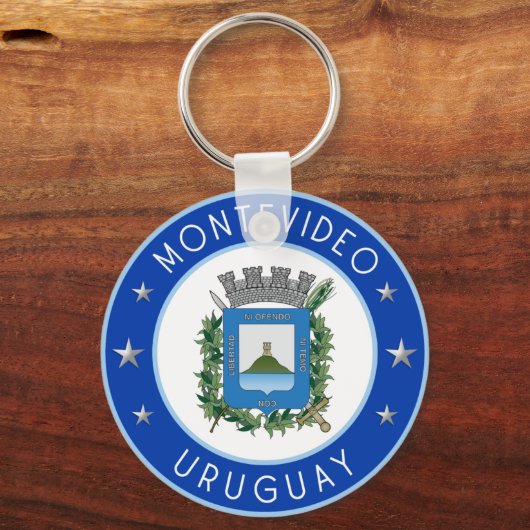 Montevideobekleding van wapens sleutelhanger (Voorkant)