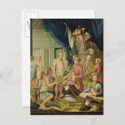 Montezuma Briefkaart (Voorkant / Achterkant)