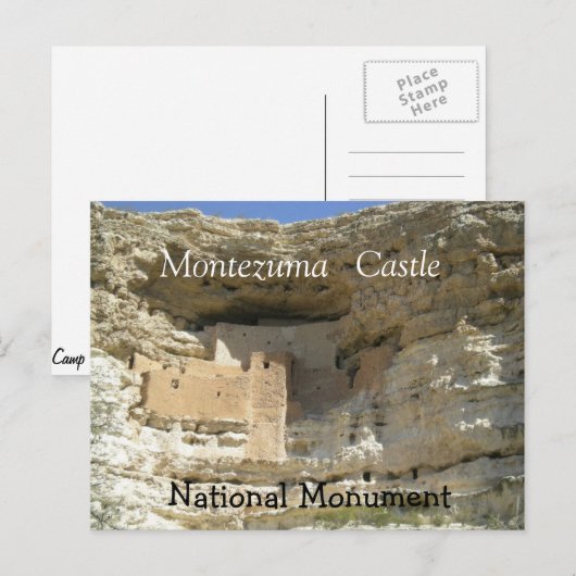 Montezuma Castle Briefkaart (Voorkant / Achterkant)