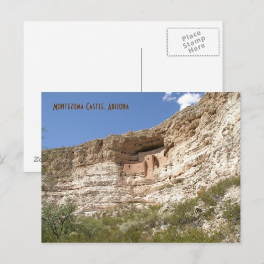 Montezuma Castle Briefkaart (Voorkant / Achterkant)