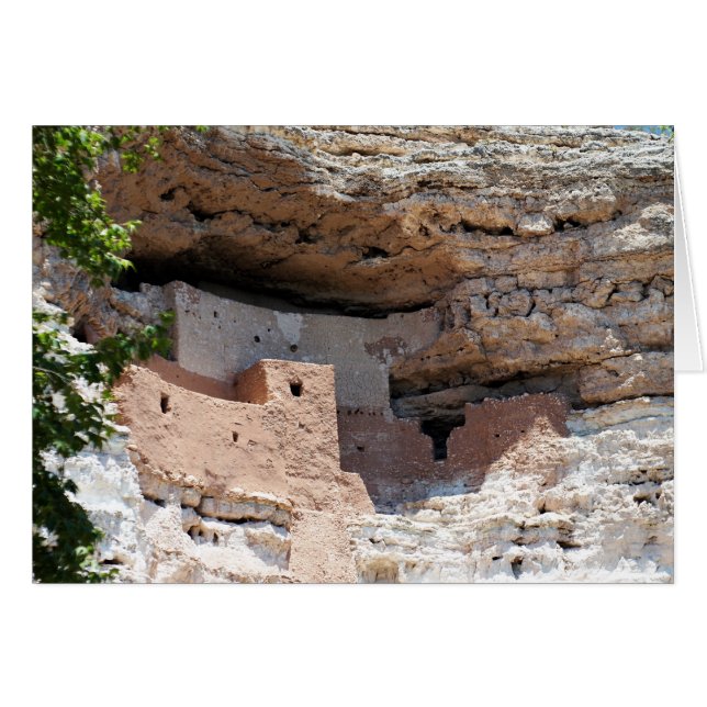 Montezuma Castle Cliff Dwelling - NM Landmark (Voorkant Horizontaal)