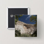 Montezuma Castle National Monument, Arizona 2 Vierkante Button 5,1 Cm (Voorkant /achterkant)