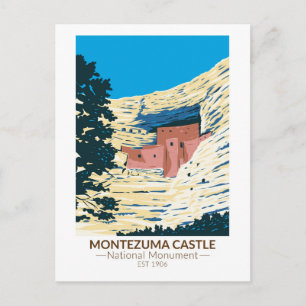 Montezuma Castle National Monument Arizona  Briefkaart