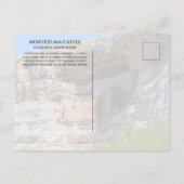 Montezuma Castle National Monument (Arizona) Briefkaart (Achterkant)