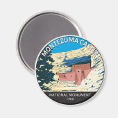 Montezuma Castle National Monument Arizona  Magneet (Voorkant / Achterkant)