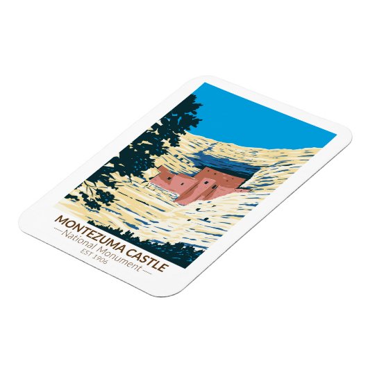 Montezuma Castle National Monument Arizona  Magneet (Linkerzijde)
