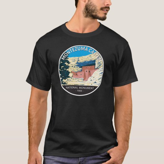 Montezuma Castle National Monument Arizona  T-shirt (Voorkant)