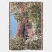 Montezuma Castle National Monument AZ Photo Design Deken (Voorkant Verticaal)