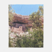 Montezuma Castle National Monument AZ Photo Design Fleece Deken (Voorkant)