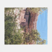 Montezuma Castle National Monument AZ Photo Design Fleece Deken (Voorkant (Horizontaal))