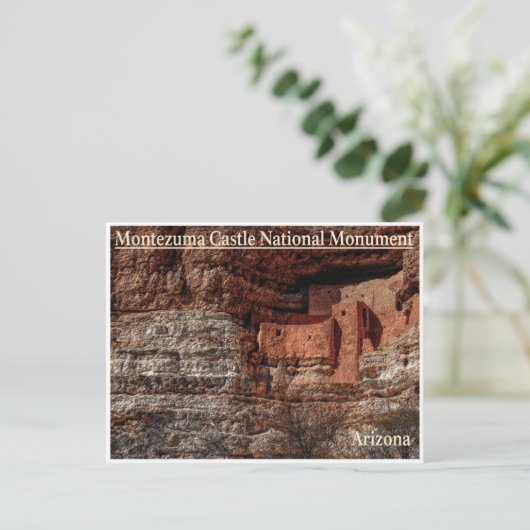 Montezuma Castle National Monument (Landschap) Briefkaart (Staand voorkant)