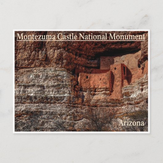 Montezuma Castle National Monument (Landschap) Briefkaart (Voorkant)