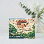 Montezuma Castle National Monument VS Briefkaart (Staand voorkant)