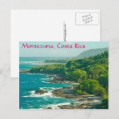 Montezuma, Costa Rica briefkaart (Voorkant / Achterkant)