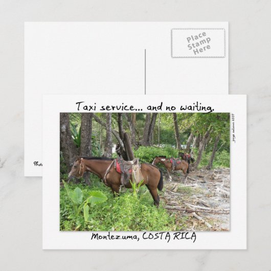 Montezuma, Costa Rica Briefkaart (Voorkant / Achterkant)