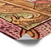 Montezuma II en zijn gezanten Spaans Poster (Hoek)